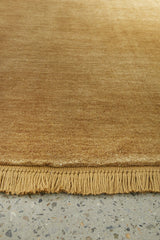 Hand-Loomed Honey Tassel Wool Rug