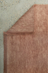 Hand-Loomed Mocha Tassel Wool Rug