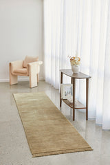 Hand-Loomed Oyster Tassel Wool Rug
