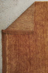 Hand-Loomed Terracotta Tassel Wool Rug