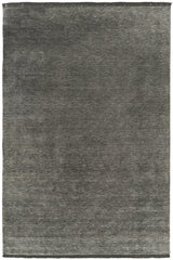 Hand-Loomed Seal Grey Tassel Wool Rug