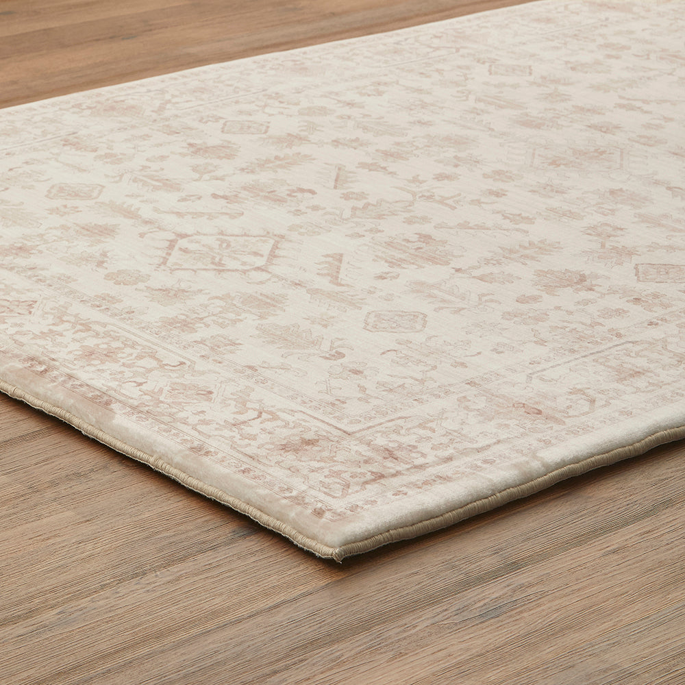 Champagne Botanical Memory Foam Rug