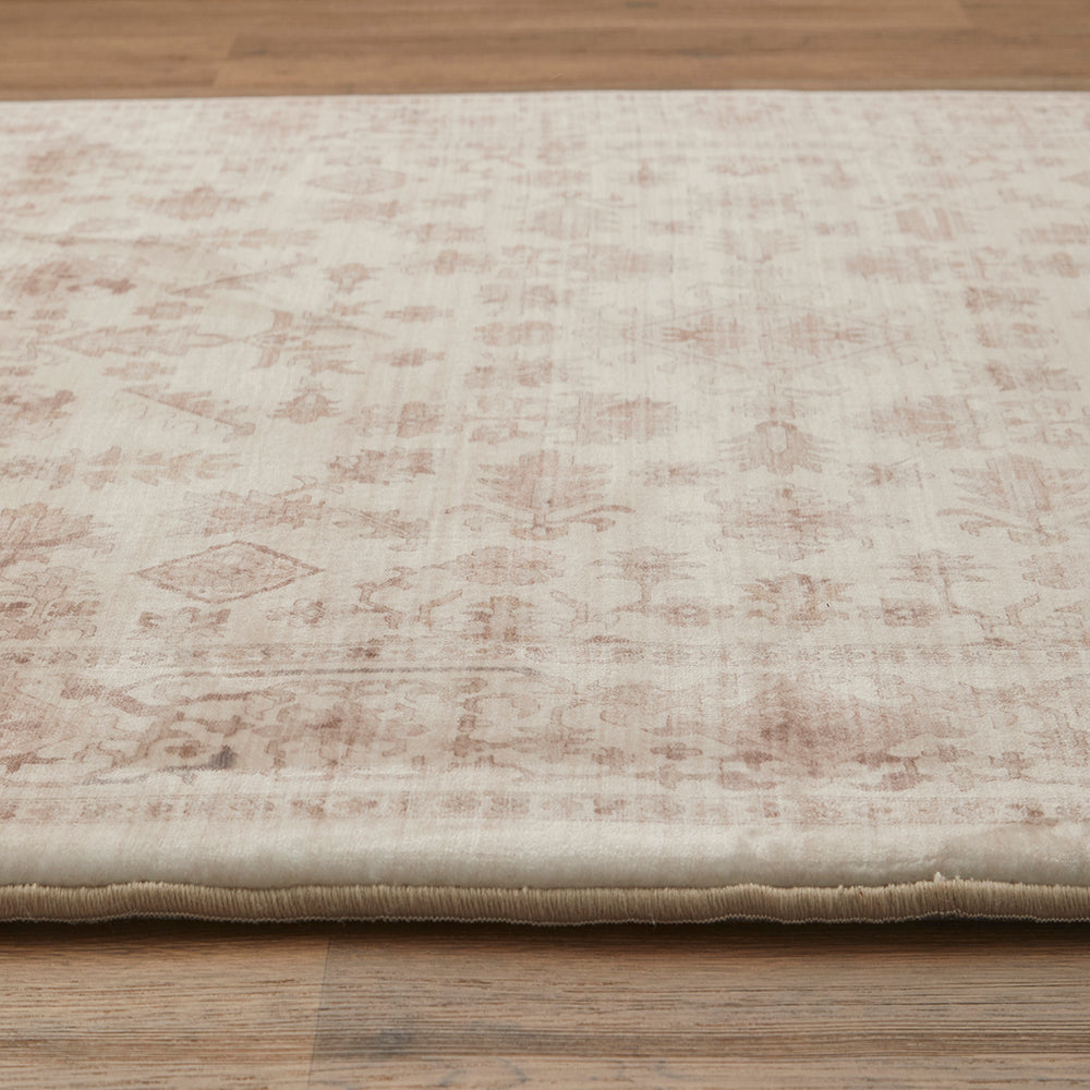 Champagne Botanical Memory Foam Rug