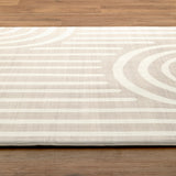 Natural Beige Arch Memory Foam Rug