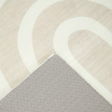Natural Beige Arch Memory Foam Rug