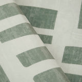 Sage Green Abstract Block Memory Foam Rug