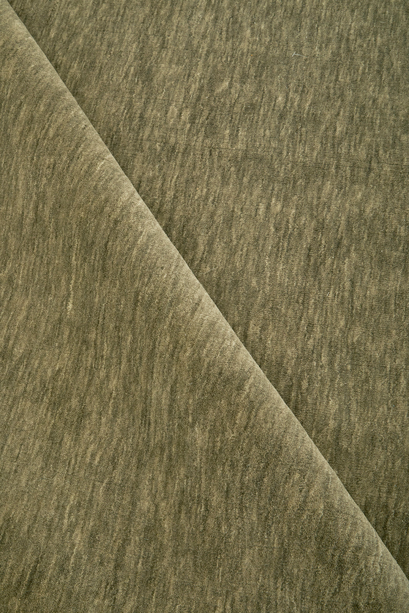 Darren Palmer Olive Green Wool Rug