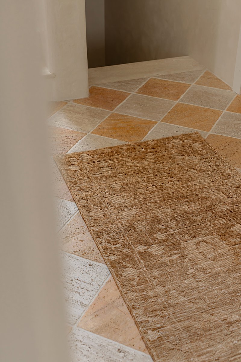 Darren Palmer Madagascar Ginger Tan Transitional Rug