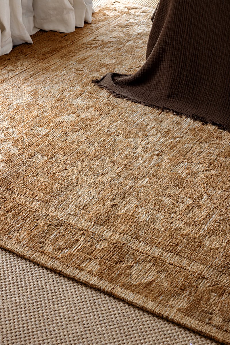 Darren Palmer Madagascar Ginger Tan Transitional Rug