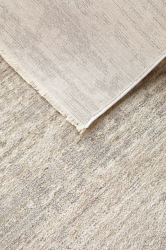 Panache Stone Fringed Rug