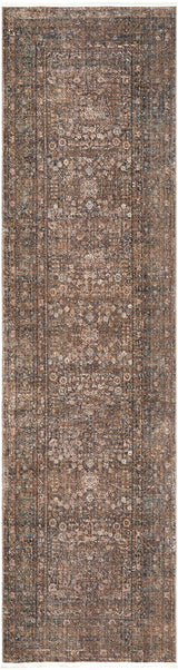Rustic Floral Fringed Rug
