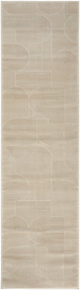 Art Deco Raking Linen Rug