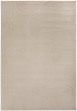 Art Deco Raking Linen Rug