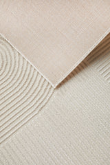 Art Deco Raking Linen Rug