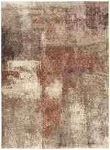 Darren Palmer Sunset Drift Rust Transitional Fringed Rug