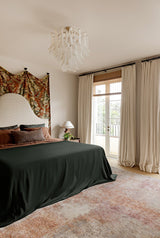 Darren Palmer Sunset Drift Rust Transitional Fringed Rug