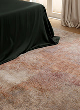 Darren Palmer Sunset Drift Rust Transitional Fringed Rug