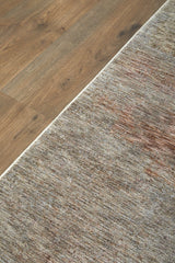 Darren Palmer Sunset Drift Rust Transitional Fringed Rug