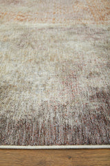 Darren Palmer Sunset Drift Rust Transitional Fringed Rug