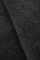 Waveform Black Washable Rug