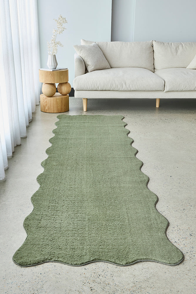 Waveform Forest Washable Rug