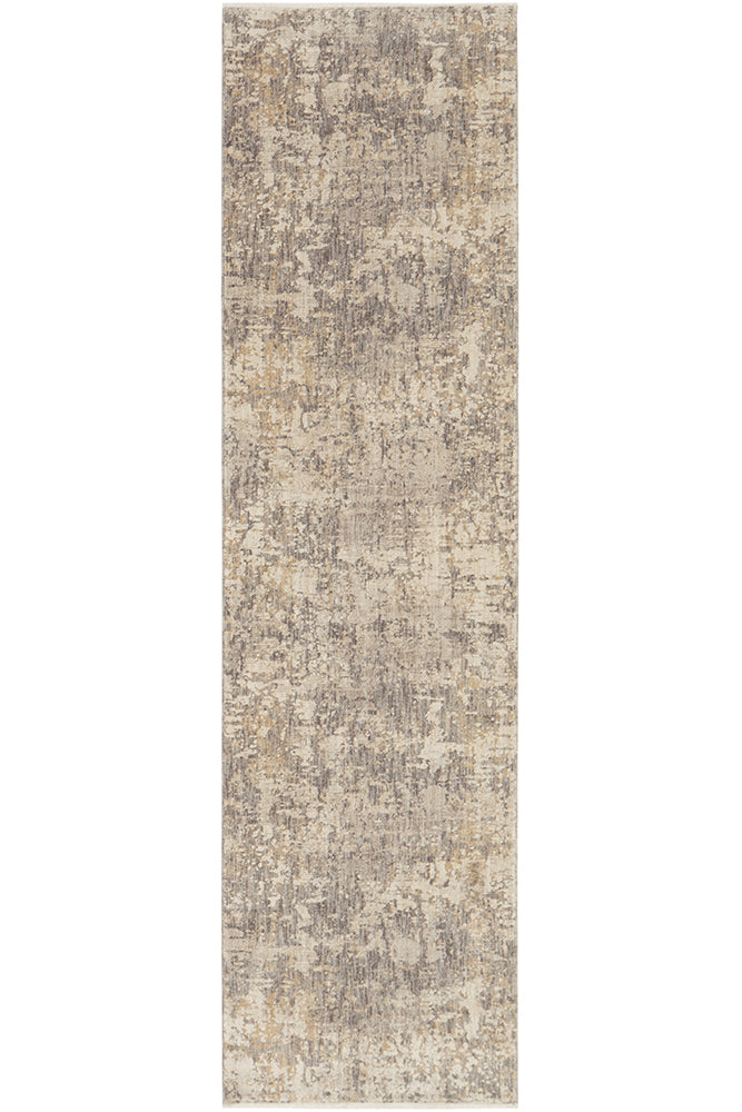 Emma Blomfield Haze Slate Rug – Abstract Layers