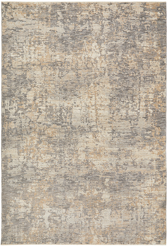 Emma Blomfield Haze Slate Rug – Abstract Layers