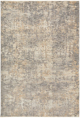 Emma Blomfield Haze Slate Rug – Abstract Layers