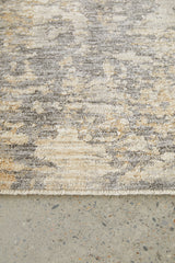 Emma Blomfield Haze Slate Rug – Abstract Layers