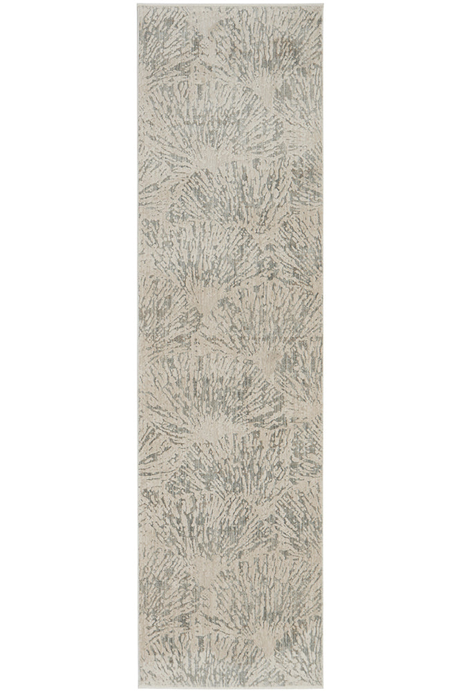 Emma Blomfield Plume Frost Rug – Soft Organic Motif