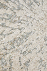 Emma Blomfield Plume Frost Rug – Soft Organic Motif