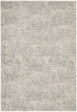 Emma Blomfield Plume Frost Rug – Soft Organic Motif