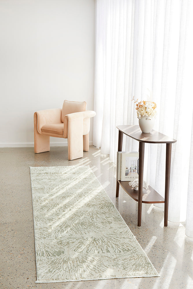 Emma Blomfield Plume Moss Rug – Soft Organic Motif