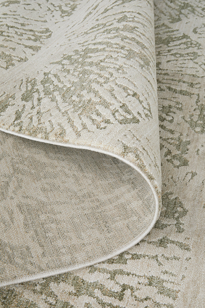 Emma Blomfield Plume Moss Rug – Soft Organic Motif