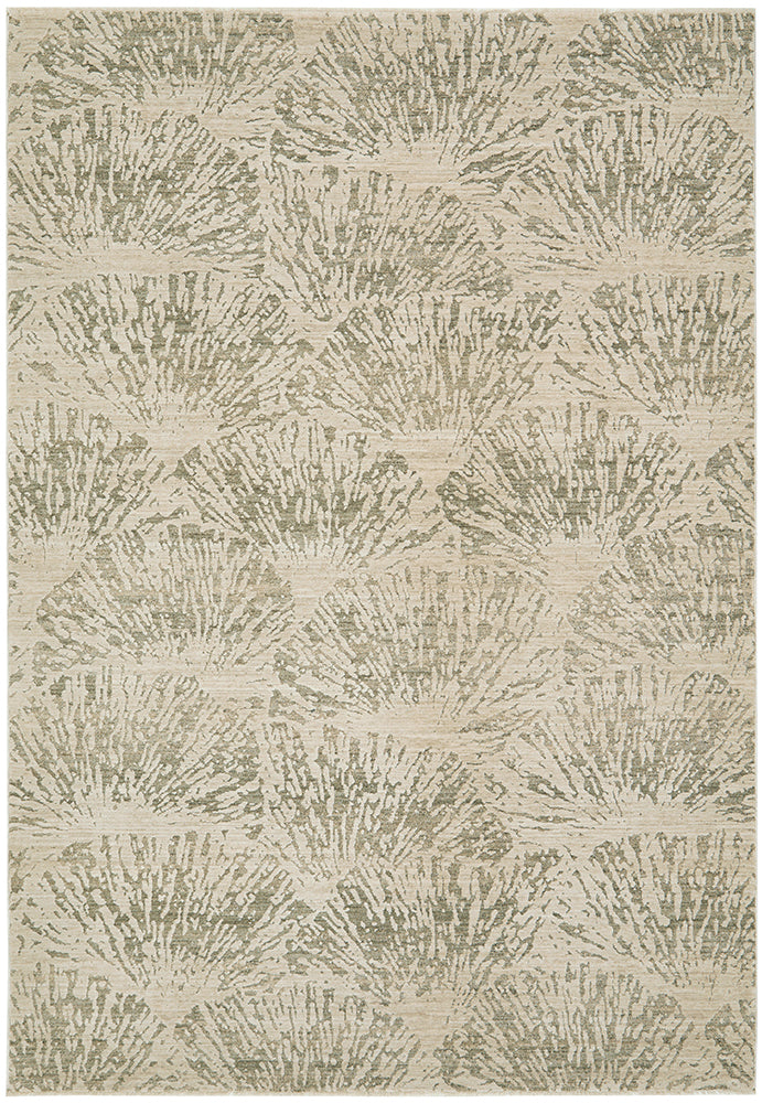 Emma Blomfield Plume Moss Rug – Soft Organic Motif