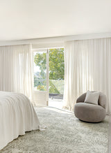 Emma Blomfield Plume Moss Rug – Soft Organic Motif