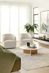 Emma Blomfield Plume Oat Rug – Soft Organic Motif