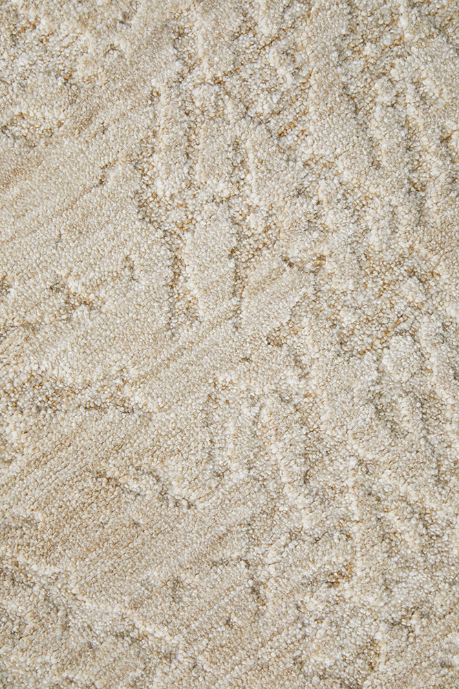 Emma Blomfield Plume Oat Rug – Soft Organic Motif