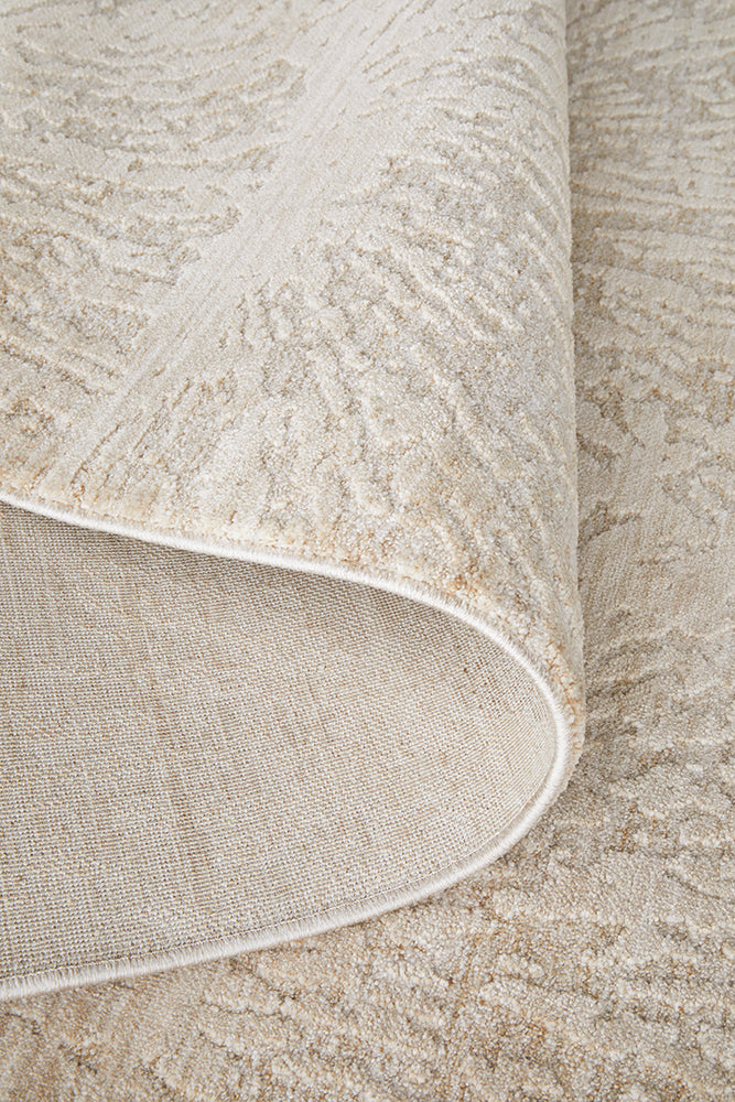 Emma Blomfield Plume Oat Rug – Soft Organic Motif