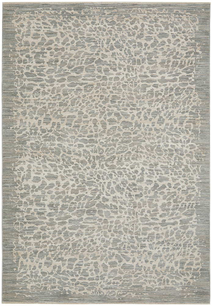 Emma Blomfield Rogue Mist Textured Rug – Pebble Patterned