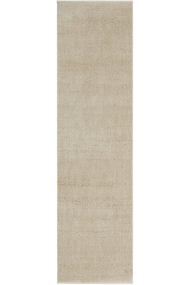 Emma Blomfield Veil Natural Rug – Ivory Lace Motif