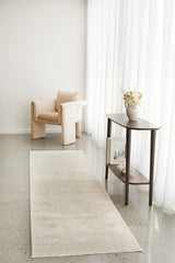 Emma Blomfield Veil Natural Rug – Ivory Lace Motif