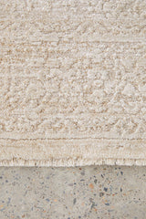 Emma Blomfield Veil Natural Rug – Ivory Lace Motif