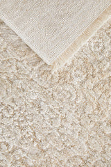Emma Blomfield Veil Natural Rug – Ivory Lace Motif