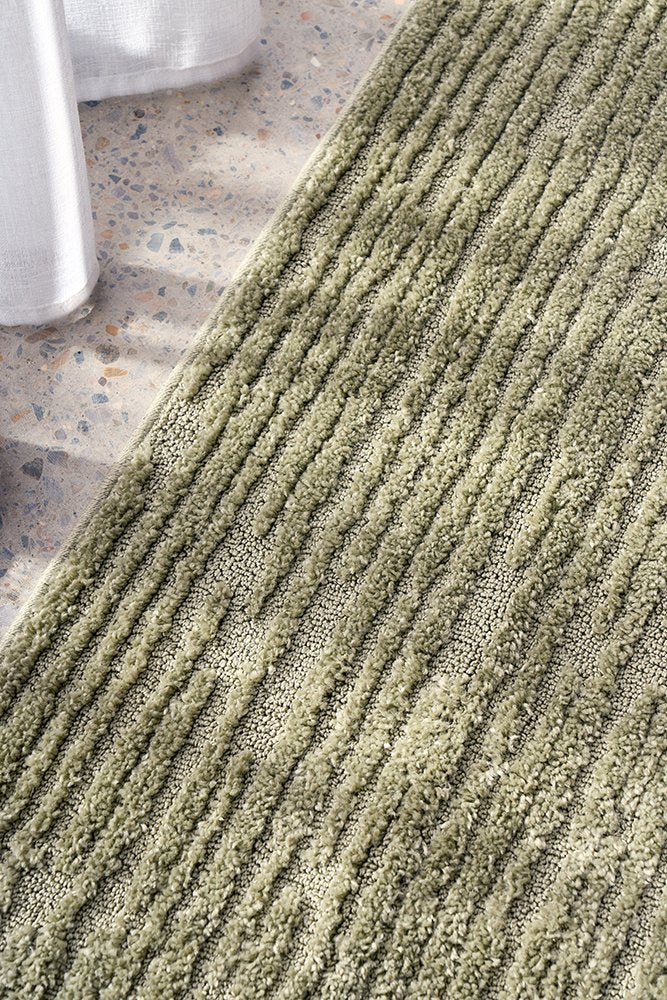 Astrid Zuri Green Texture Rug