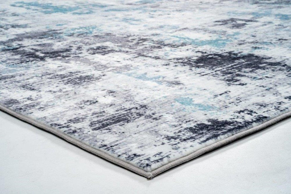 Verve Abstract Blue Rug – Lost Design Society