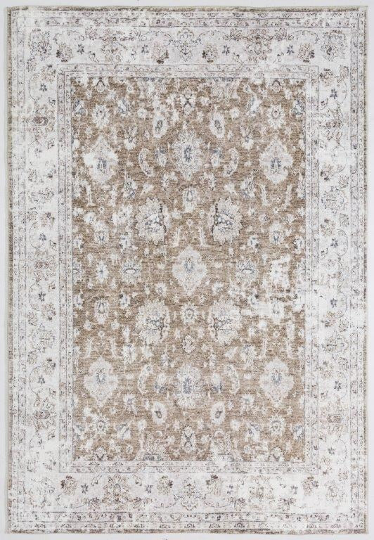 Verve Floral Dark Stone Rug