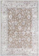 Verve Floral Dark Stone Rug