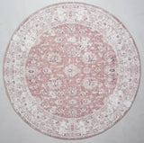 Verve Floral Antique Rose Round Rug