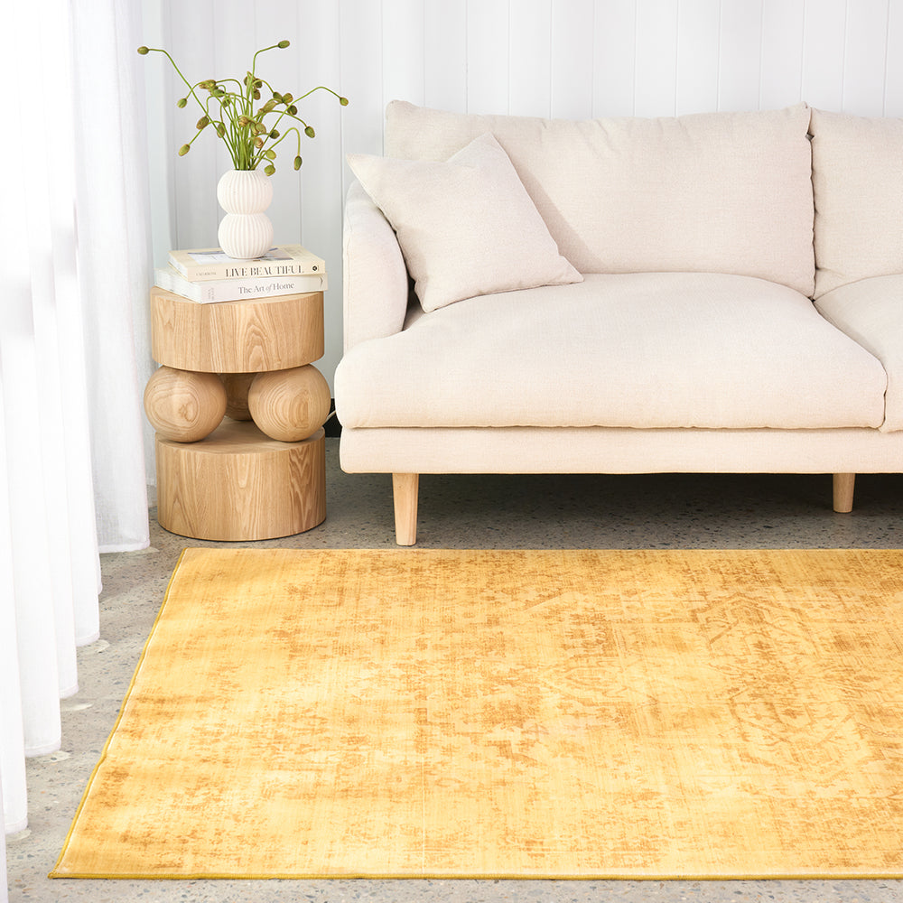 Honey Amber Washable Rug